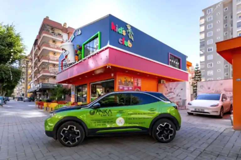 Anka Enerji Alanya elektrikli araç şarj cihazı tamamlanan projeler Atom Master Mahmutlar