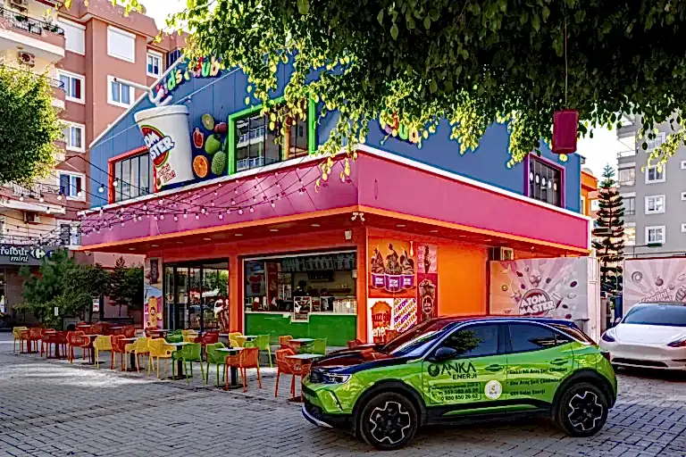 Anka Enerji Alanya elektrikli araç şarj cihazı tamamlanan projeler Atom Master Mahmutlar