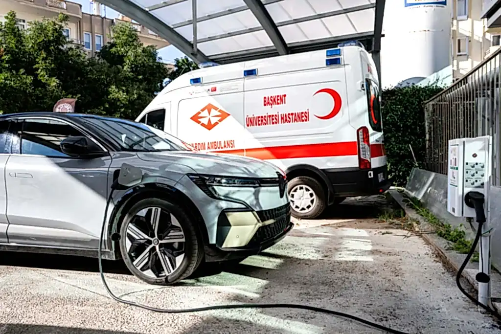 Anka Enerji Alanya elektrikli araç şarj cihazı tamamlanan projeler Başkent Hastanesi