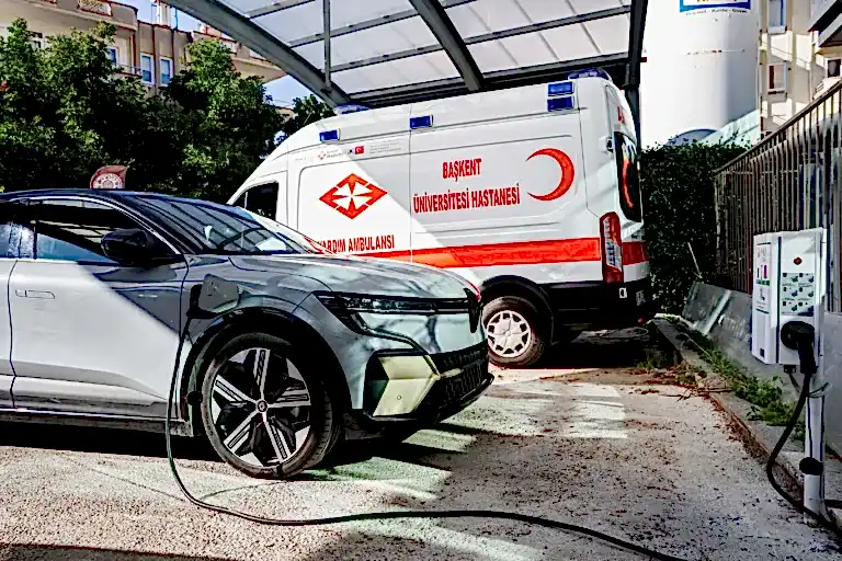 Anka Enerji Alanya elektrikli araç şarj cihazı tamamlanan projeler Başkent Hastanesi