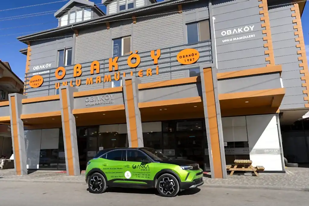 Anka Enerji Alanya elektrikli araç şarj cihazı tamamlanan projeler Obaköy Ekmek Fırını